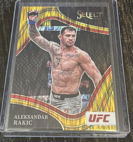 Aleksandar Rakic 2022 Panini Select UFC Octagonside #218 Gold Flash