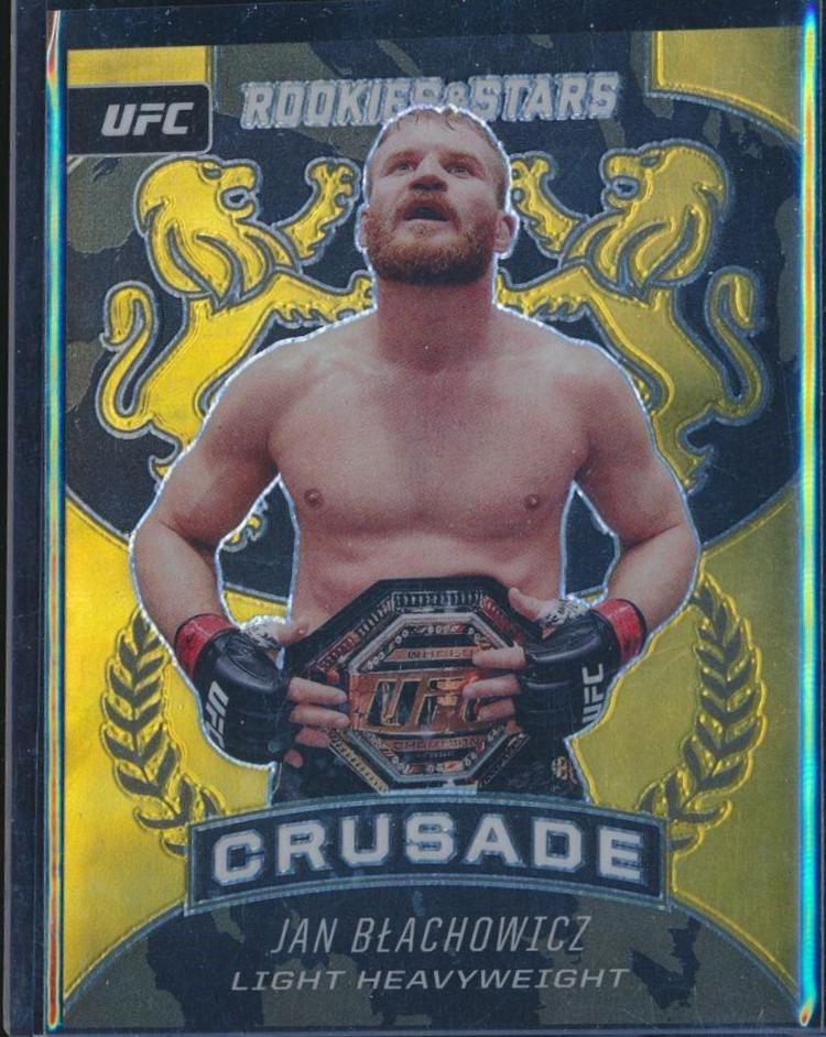 Jan Błachowicz 2021 Panini Chronicles UFC Base Crusade #227 Gold