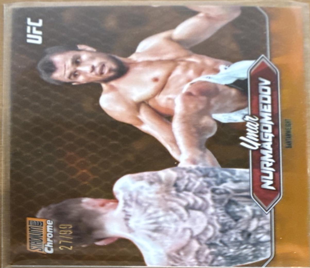 Umar Nurmagomedov 2025 Topps Stadium Club UFC Base Chrome #C-137 Orange Refractor