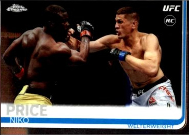 Niko Price 2019 Topps Chrome UFC Base #32 Sepia