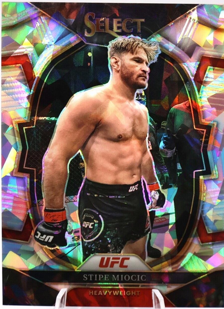Stipe Miocic 2023 Panini Select UFC Concourse #43 Cracked Ice