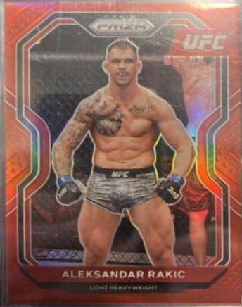 Aleksandar Rakic 2021 Panini Prizm UFC Base #16 Red
