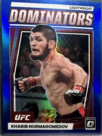 Khabib Nurmagomedov 2023 Panini Donruss Optic UFC Dominators #1 Blue