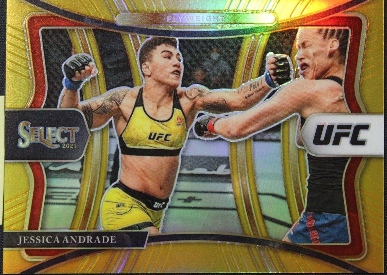 Jessica Andrade 2021 Panini Select UFC Premier Level #147 Gold