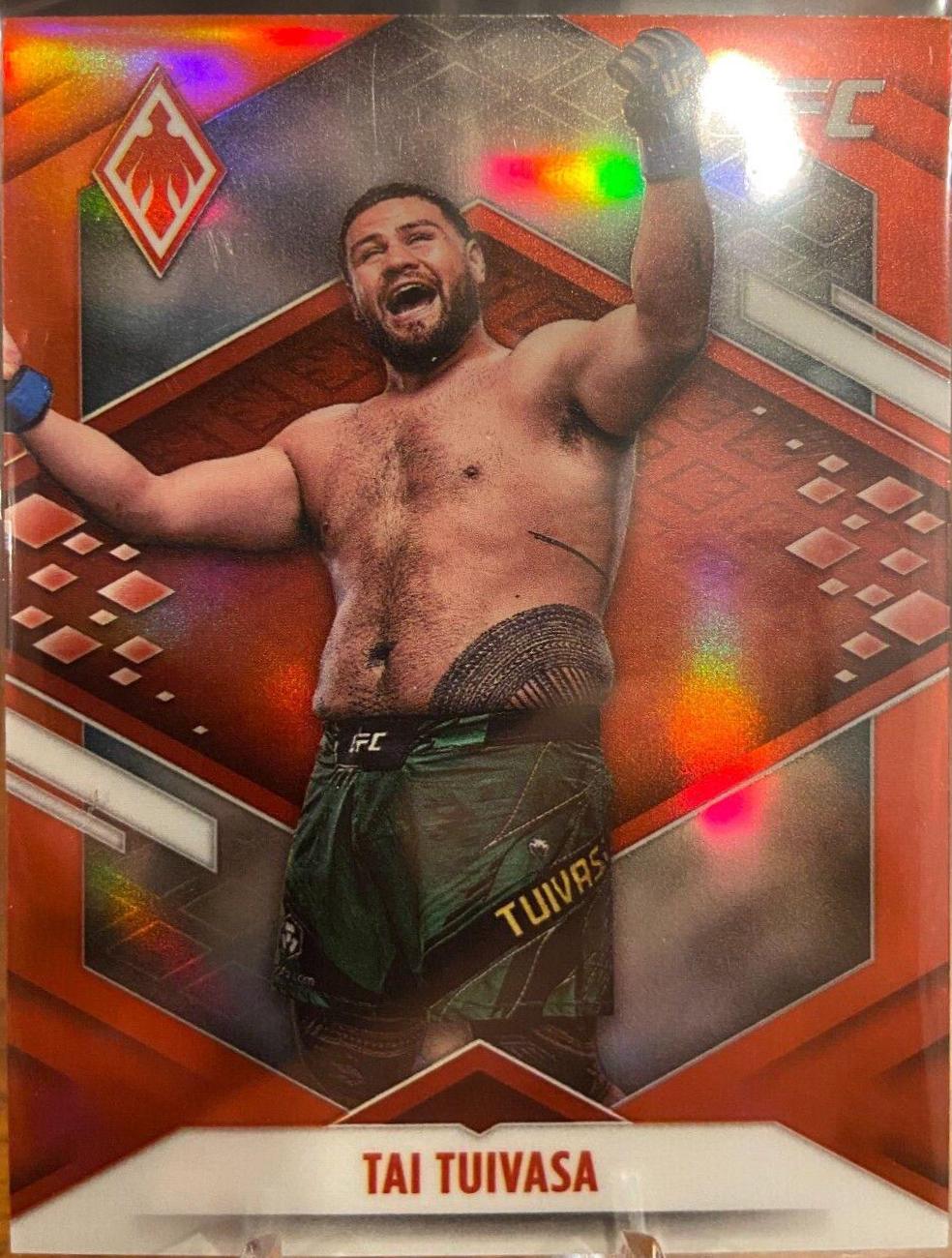 Tai Tuivasa 2022 Panini Chronicles UFC Base Phoenix #314 Red