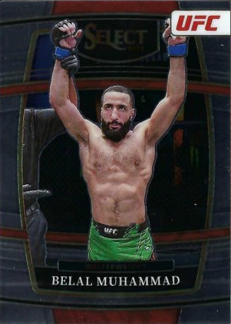 Belal Muhammad 2022 Panini Select UFC Concourse #96 Black