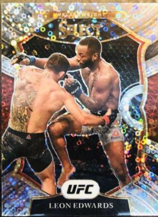 Leon Edwards 2021 Panini Select UFC Concourse #67 Disco