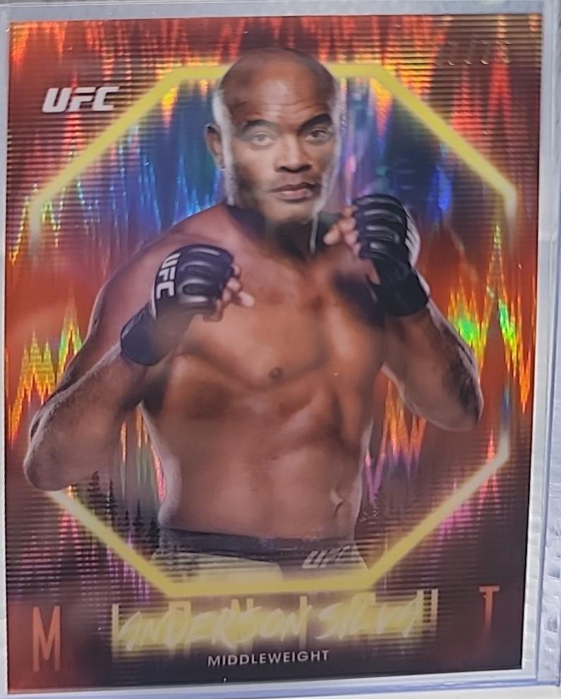 Anderson Silva 2025 Topps Midnight UFC Base #24 Dusk