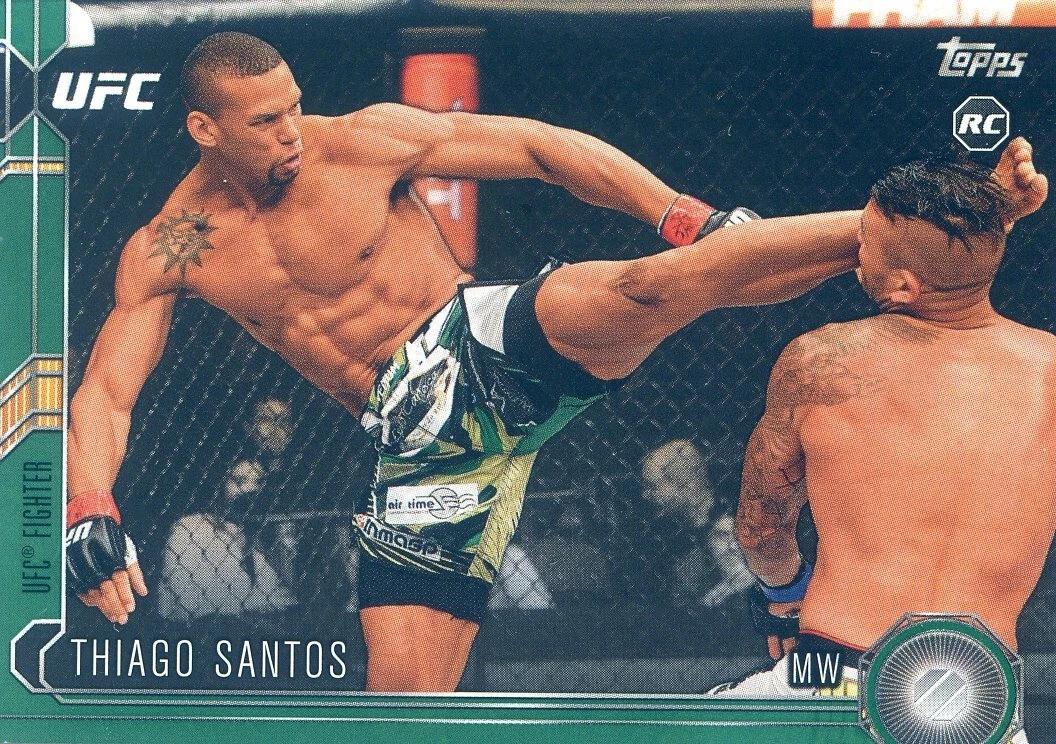 Thiago Santos 2015 Topps UFC Chronicles Base #206 Green