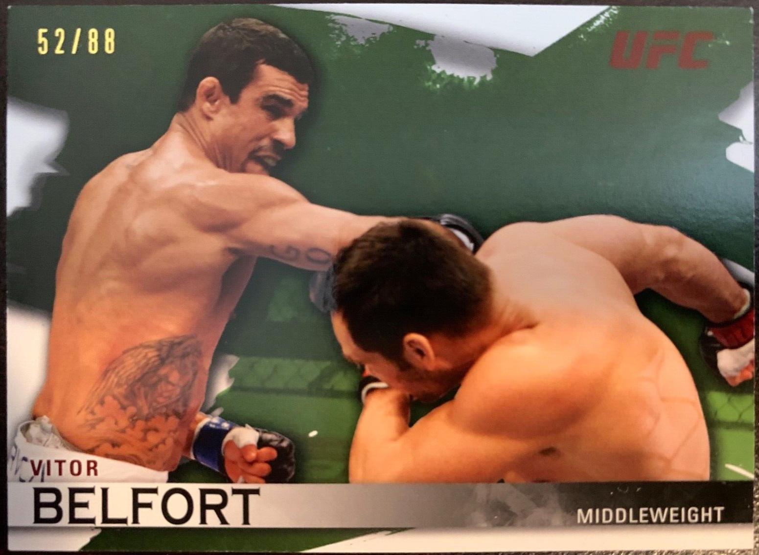 Vitor Belfort 2010 Topps UFC Knockout Base #34 Green