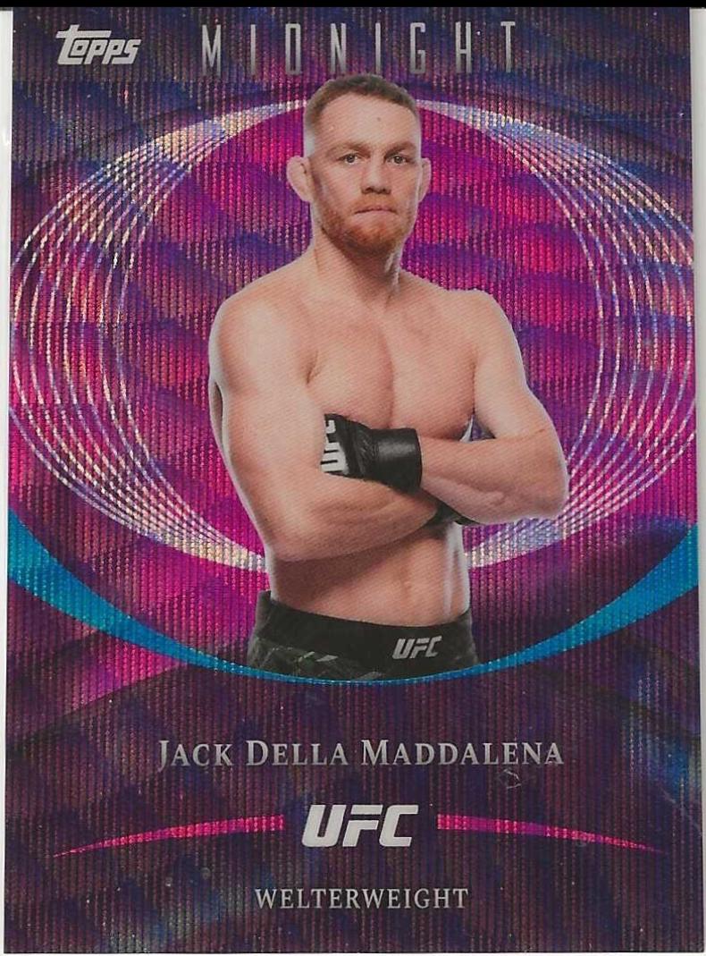 Jack Della Maddalena 2026 Topps Midnight UFC Base #75 Moon Beam