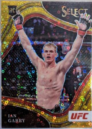 Ian Machado Garry 2022 Panini Select UFC Octagonside #250 Gold Disco