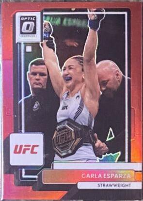 Carla Esparza 2023 Panini Donruss Optic UFC Base #18 Red