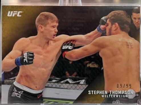 Stephen Thompson 2015 Topps UFC Knockout Base #85 Gold