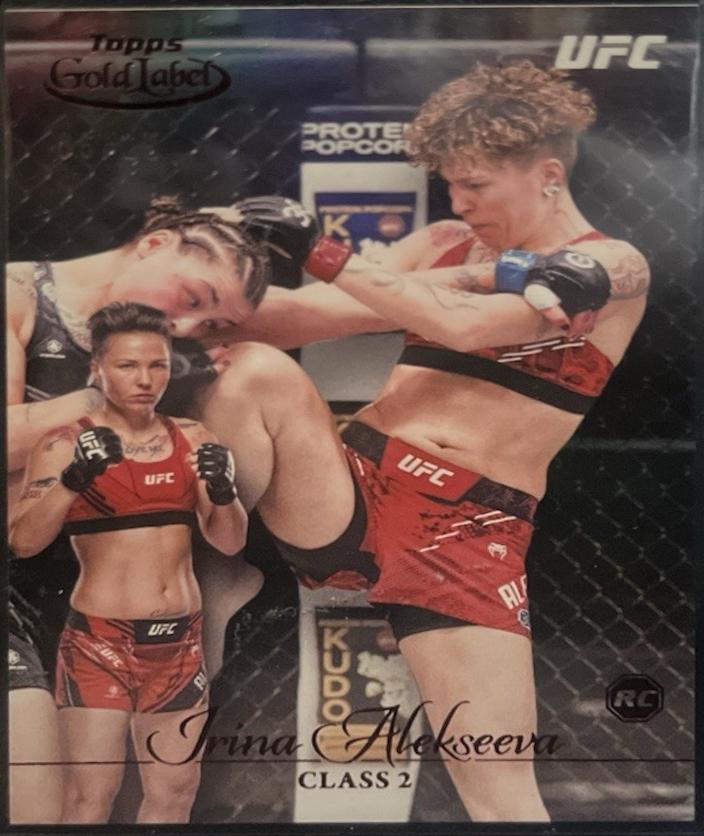 Irina Alekseeva 2024 Topps Gold Label UFC Base Class I #43 Red