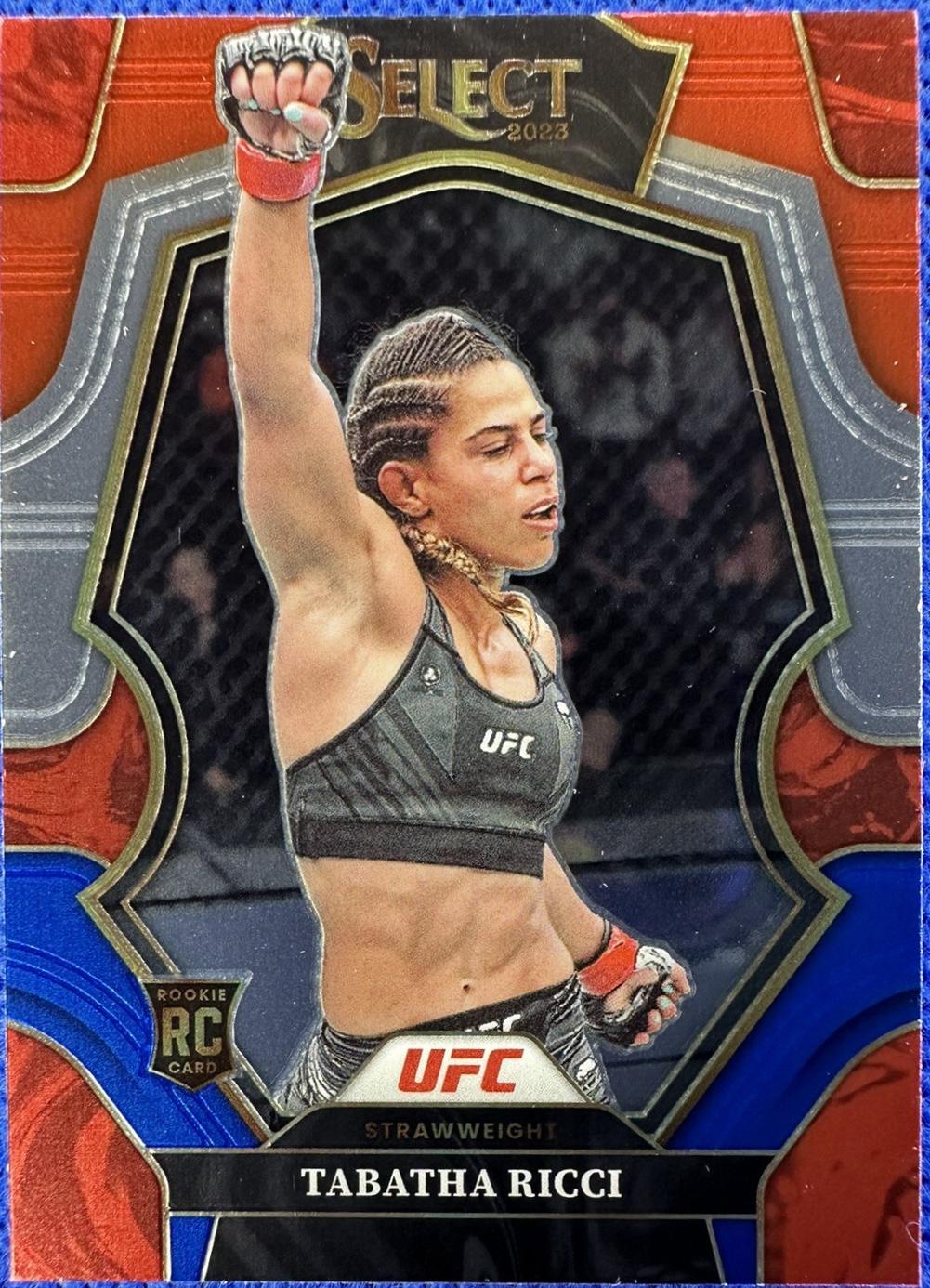 Tabatha Ricci 2023 Panini Select UFC Premier Level #151 Red Blue Base