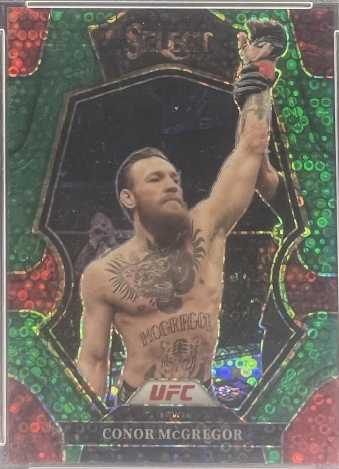 Conor McGregor 2023 Panini Select UFC Premier Level #102 Green Disco