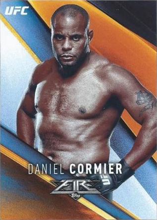 Daniel Cormier 2017 Topps UFC Fire Base #5 Inferno