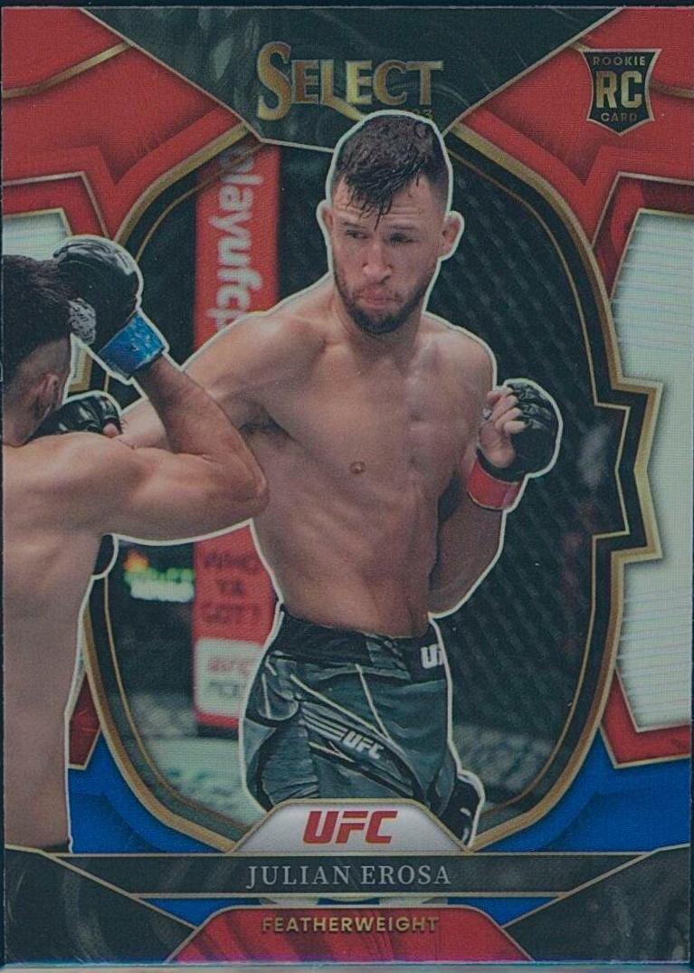 Julian Erosa 2023 Panini Select UFC Concourse #27 Red Blue Prizm