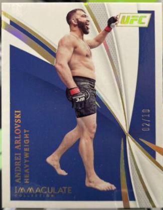 Andrei Arlovski 2021 Panini Immaculate UFC Base #96 Gold