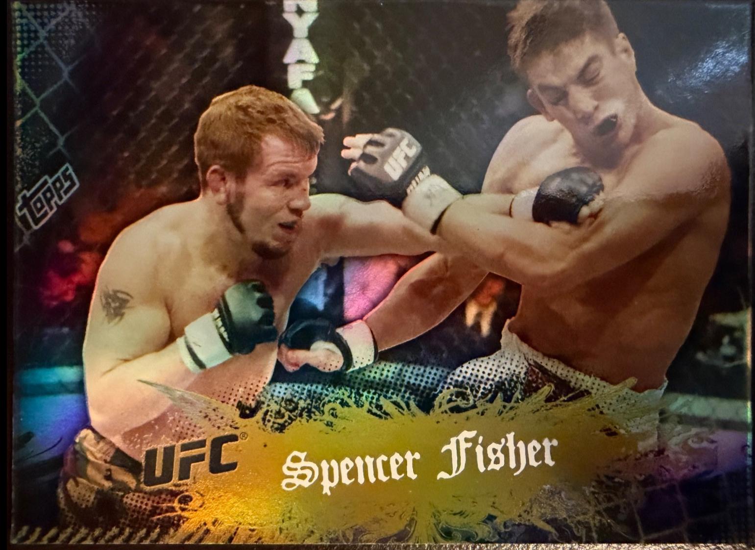 Spencer Fisher 2010 Topps UFC Main Event Base #77 Gold