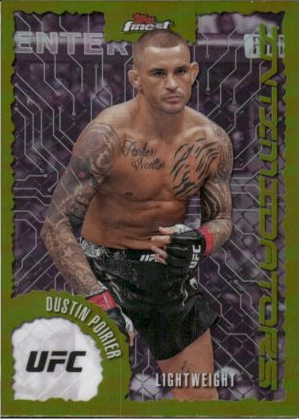 Dustin Poirier 2025 Topps Finest UFC Intimidators #IT-16 Superfractor