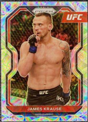 James Krause 2021 Panini Prizm UFC Base #34 Premium
