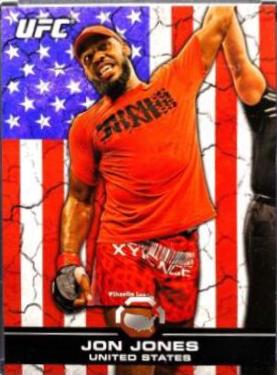 Jon Jones 2013 Topps UFC Bloodlines Base #81 Flag