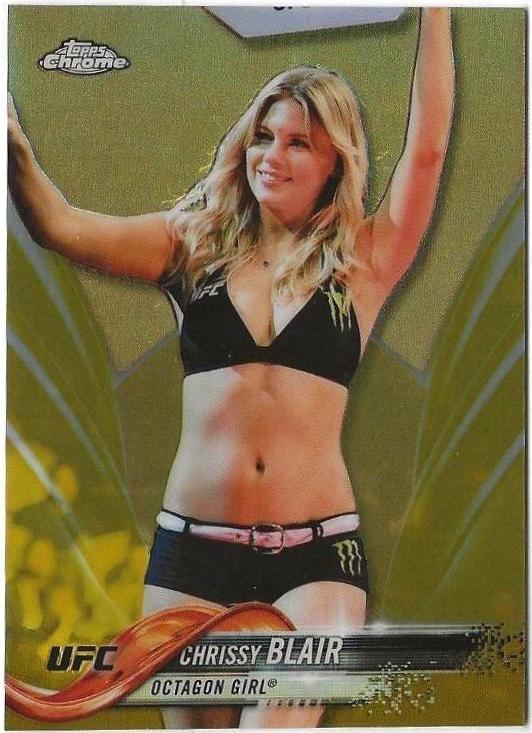 Chrissy Blair 2018 Topps Chrome UFC Base #45 Gold