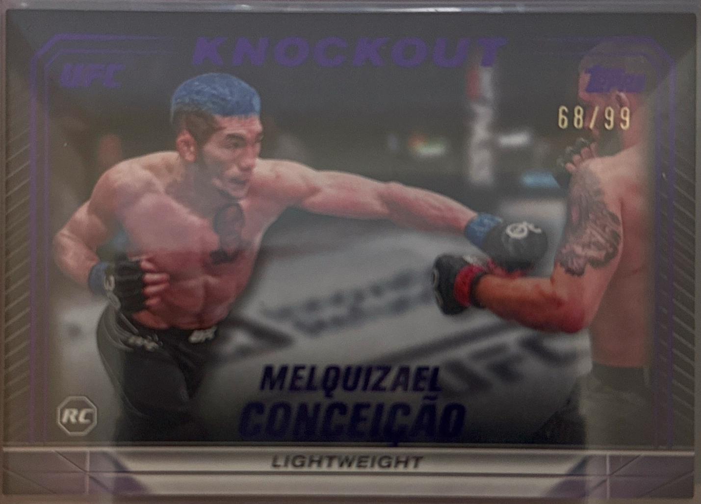Melquizael Conceição 2024 Topps Knockout UFC Base #57 Purple