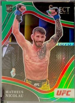 Matheus Nicolau 2022 Panini Select UFC Octagonside #276 Blue