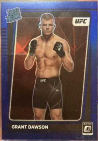 Grant Dawson 2022 Panini Donruss Optic UFC Base #101 Blue