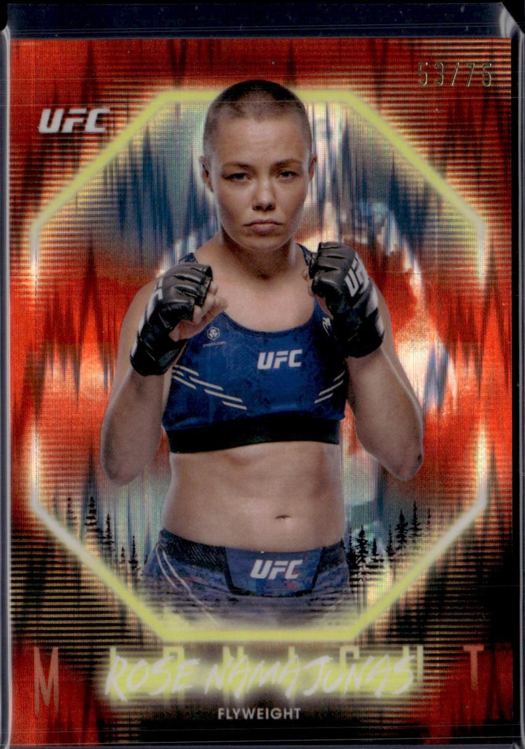 Rose Namajunas 2025 Topps Midnight UFC Base #75 Dusk