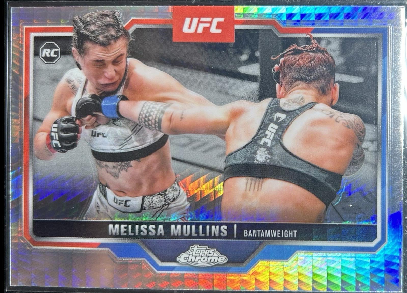 Melissa Mullins 2025 Topps Chrome UFC Base #197 Prism Refractor