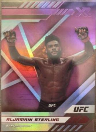 Aljamain Sterling 2021 Panini Chronicles UFC Base XR #197 Pink