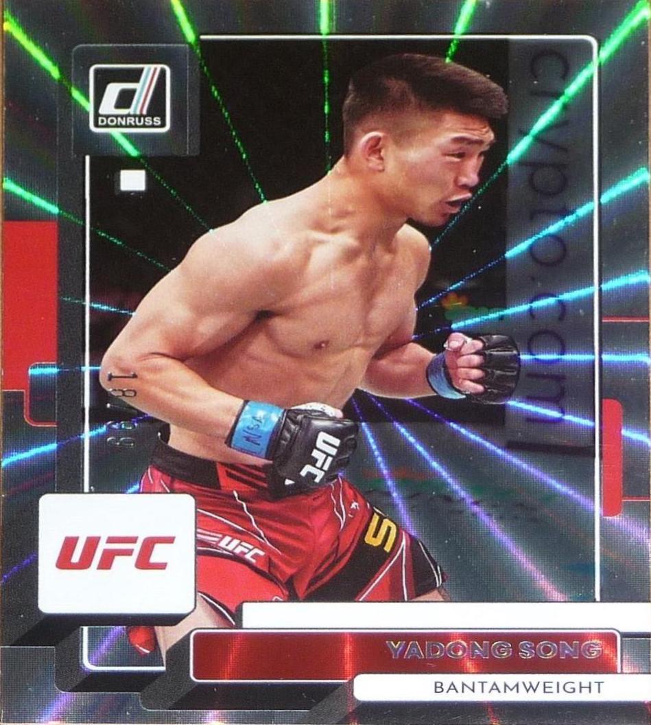 Song Yadong 2023 Panini Donruss UFC Base #129 Laser