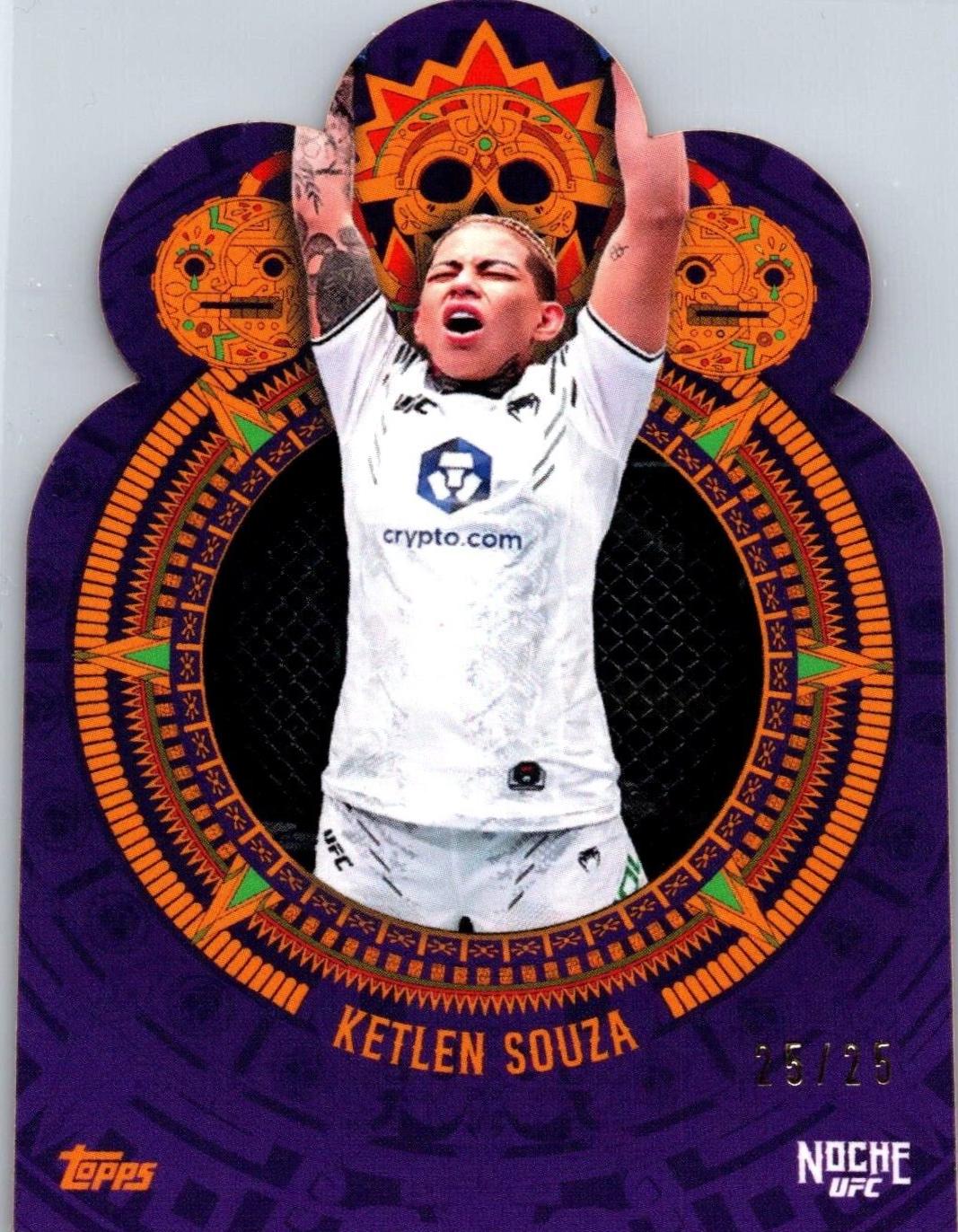 Ketlen Souza 2024 Topps Noche UFC Base #18 Purple