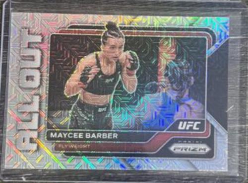 Maycee Barber 2023 Panini Prizm UFC All Out #25 Mojo