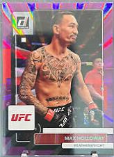 Max Holloway 2023 Panini Donruss UFC Base #145 Purple Laser