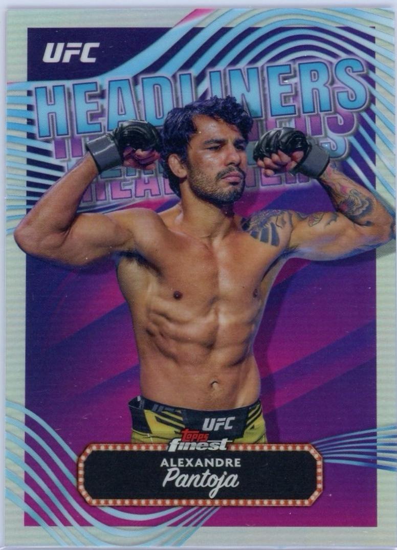 Alexandre Pantoja 2024 Topps Finest UFC Headliners #HDL-15 Refractor