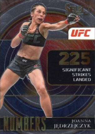 Joanna Jędrzejczyk 2022 Panini Select UFC Select Numbers #30 Gold