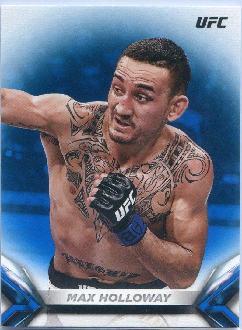 Max Holloway 2018 Topps UFC Knockout Base #25 Blue