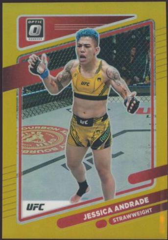 Jessica Andrade 2022 Panini Donruss Optic UFC Base #51 Gold