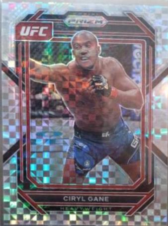 Ciryl Gane 2023 Panini Prizm UFC Base #115 Lucky Envelopes