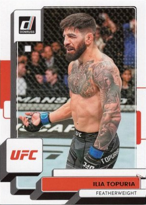 Ilia Topuria 2023 Panini Donruss UFC Base #72 Black