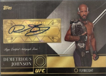Demetrious Johnson 2016 Topps UFC Top of the Class Top of the Class Autographs #TCA-DJ Red