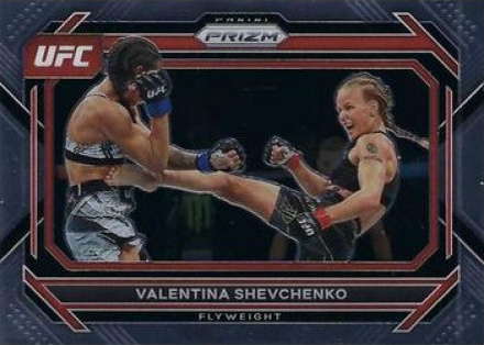 Valentina Shevchenko 2023 Panini Prizm UFC Base #63 Black