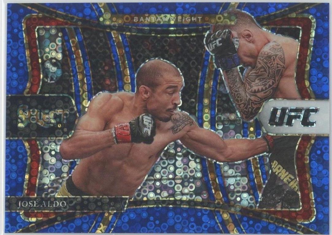 José Aldo 2021 Panini Select UFC Premier Level #144 Blue Disco