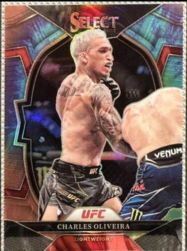 Charles Oliveira 2023 Panini Select UFC Concourse #45 Tie Dye