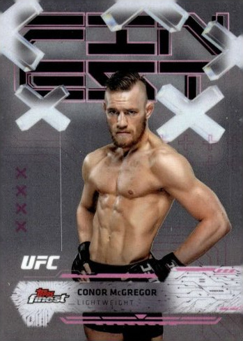 Conor McGregor 2025 Topps Finest UFC Base Common #89 Black Refractor